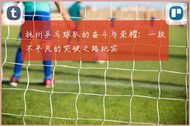 杭州乒乓球队的奋斗与荣耀：一段不平凡的突破之路纪实