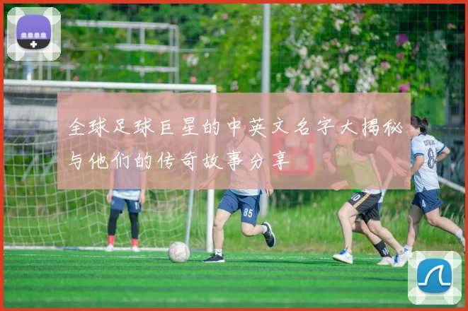 全球足球巨星的中英文名字大揭秘与他们的传奇故事分享