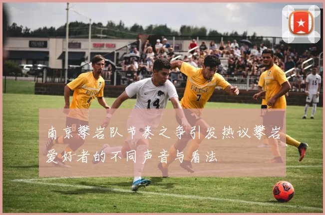 南京攀岩队节奏之争引发热议攀岩爱好者的不同声音与看法