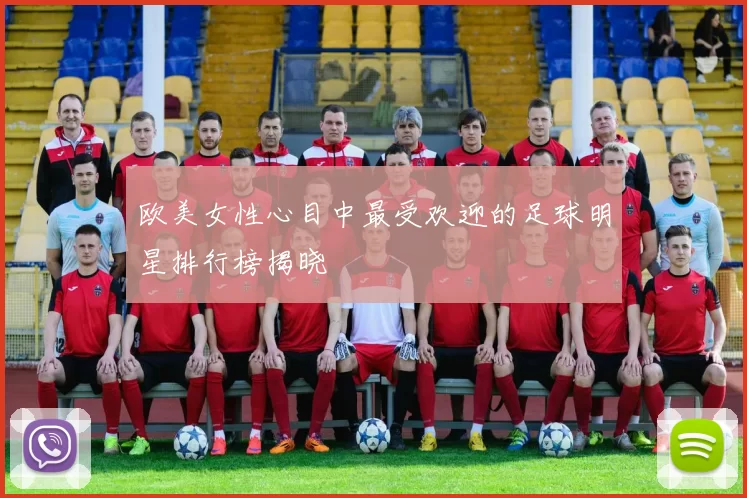 欧美女性心目中最受欢迎的足球明星排行榜揭晓