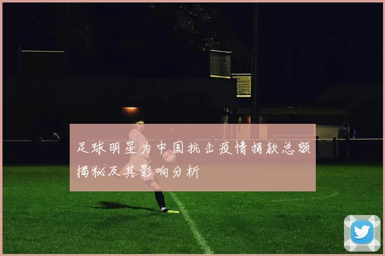 足球明星为中国抗击疫情捐款总额揭秘及其影响分析